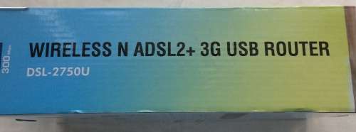 D-link DSL-2750U Wireless N ADSL2+ 4-Port Router with 3G failover Bargain!