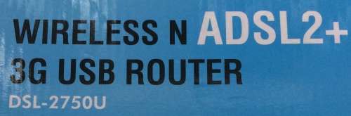 D-link DSL-2750U Wireless N ADSL2+ 4-Port Router with 3G failover Bargain!