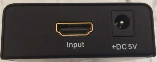 HDMI Splitter 1 Input X 4 HDMI Splitter With Power Adapter Like new!