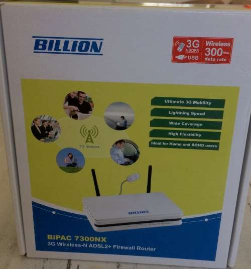 Billion 7300NX BiPAC Wireless 3G Fail Over ADSL2+ Modem Router