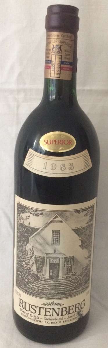 Rustenberg Superior Wine Of Origin 1983