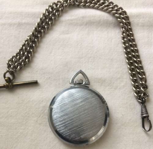 Tosca Vintage Collectable 17 Jewels Incabloc Antimagnetic Analog Wind Up Watch Including Chain