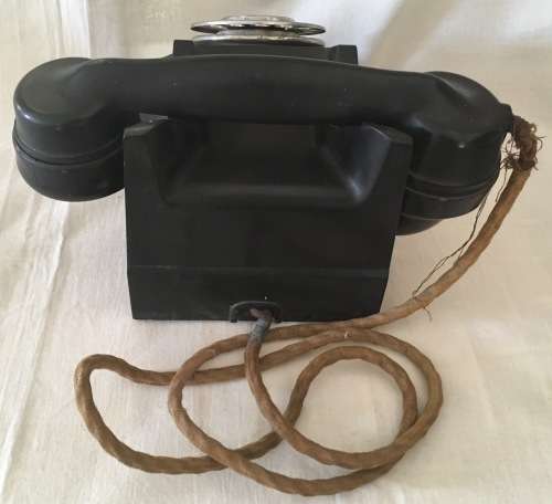 Vintage Collectable Telephone Made By Siemens Brothers London FREE Shipping!