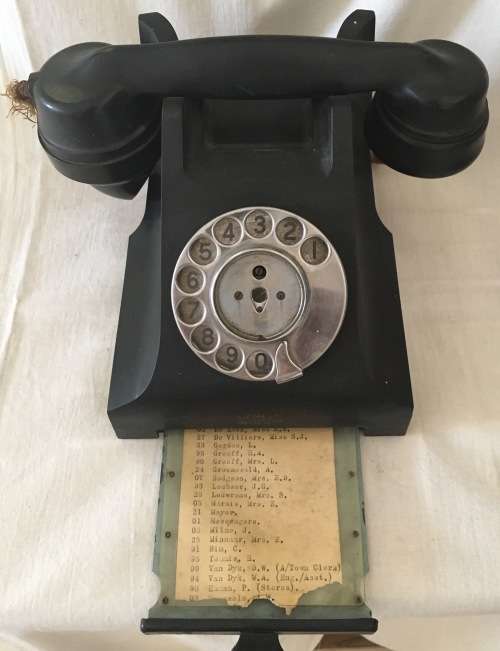 Vintage Collectable Telephone Made By Siemens Brothers London FREE Shipping!
