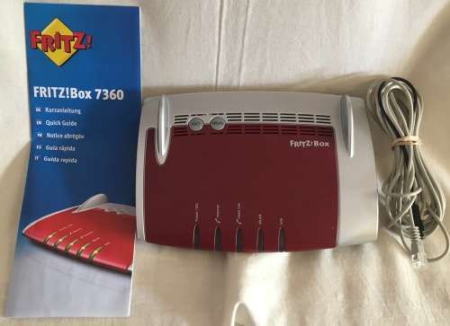 FritzBox 7360 VDSL/ADSL/PBX Versatile Modem Router Wireless Network Unit Bargain!