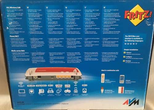 FritzBox 7360 VDSL/ADSL/PBX Versatile Modem Router Wireless Network Unit Bargain!