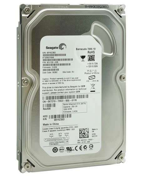 Seagate Barracuda Sata 250GB 7200RPM Internal Desktop Hard Drive Great Condition
