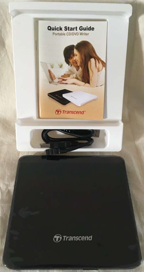 Transcend USB External Portable DVD CD Writer 8XDVDS-K