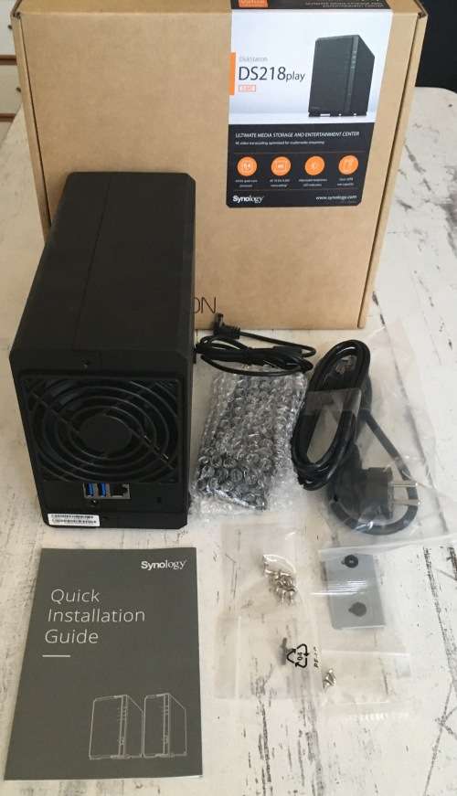 Synology DS218play 2 Bay NAS Disk Station BARGAIN BRAND NEW! (One Only)