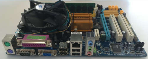 Gigabyte G31 Motherboard Bundle Intel Core2 Duo 2.93GHZ Cpu 3GB Ram Bargain+Windows 10 Pro Licence