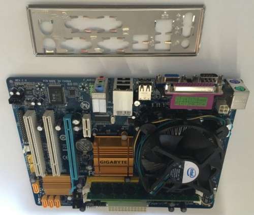 Gigabyte G31 Motherboard Bundle Intel Core2 Duo 2.93GHZ Cpu 3GB Ram Bargain+Windows 10 Pro Licence