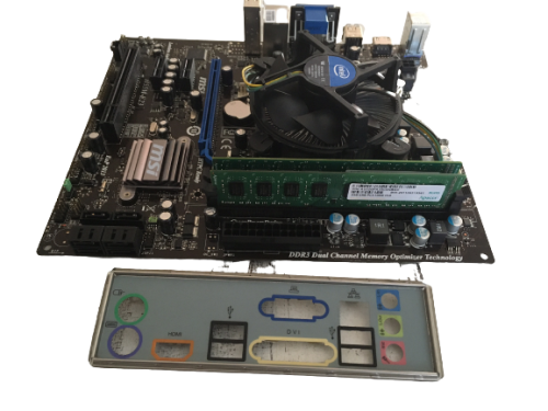 MSI-H55M-E23 Motherboard Bundle (3GB Ram I3 Processor Dual Core 4 Threads)