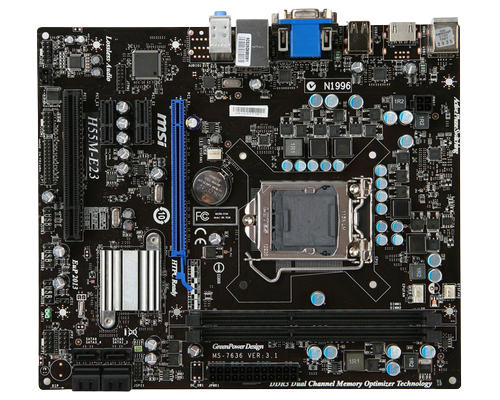 MSI-H55M-E23 Motherboard Bundle (3GB Ram I3 Processor Dual Core 4 Threads)