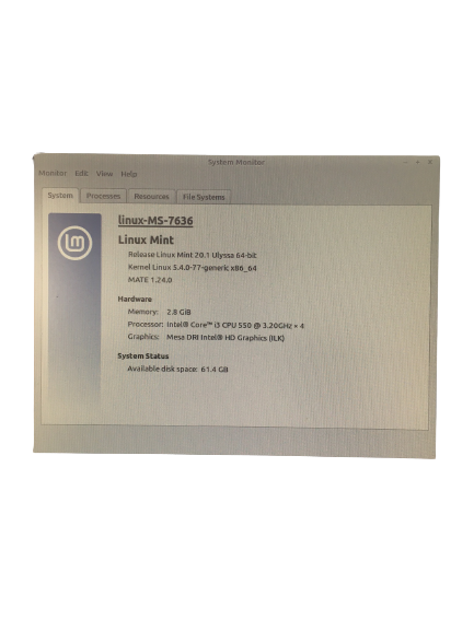 MSI-H55M-E23 Motherboard Bundle (3GB Ram I3 Processor Dual Core 4 Threads)
