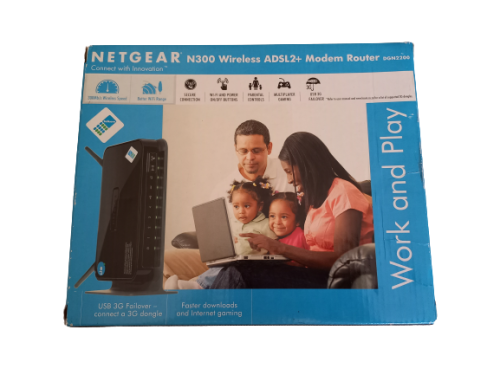 Netgear N300 Wireless ADSL2+ Modem Router Mobile Broadband Edition