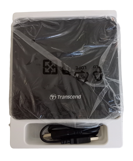 Transcend External  Slim USB Portable DVD Writer Like New!