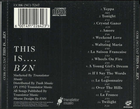2 Cd Set Collection BZN & Various Artists