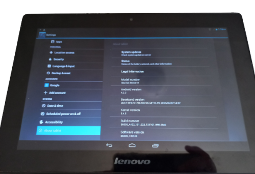 Lenovo Idea Tab S6000-H 10.1 Inch Tablet