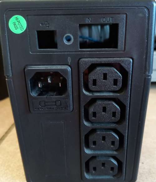 RCT 650VA 360Watt UPS (brand new battery)