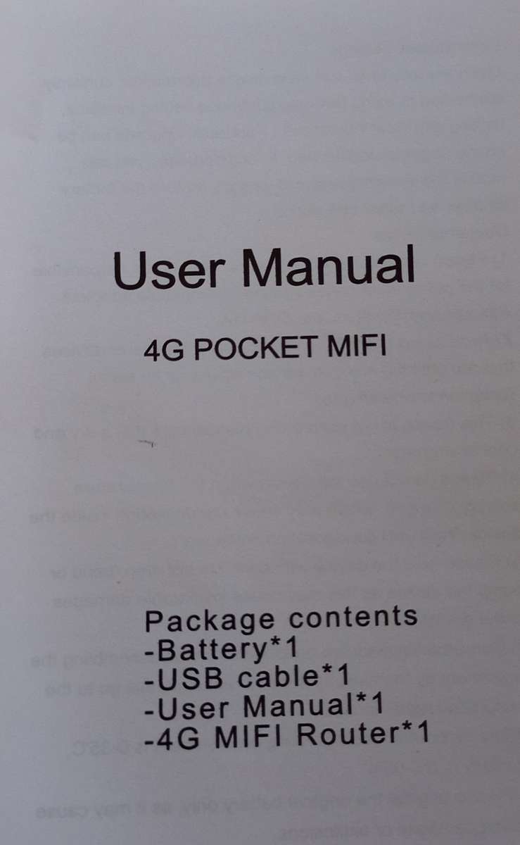 Portable 4G LTE Wifi Pocket Router 150Mbps Unlocked Mobile Modem