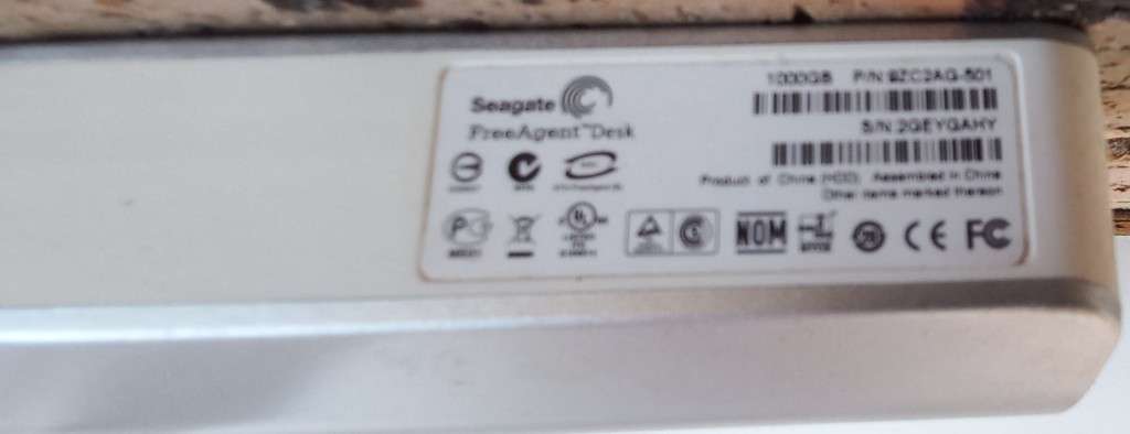 Seagate Freeagent 1TB External Hard Drive