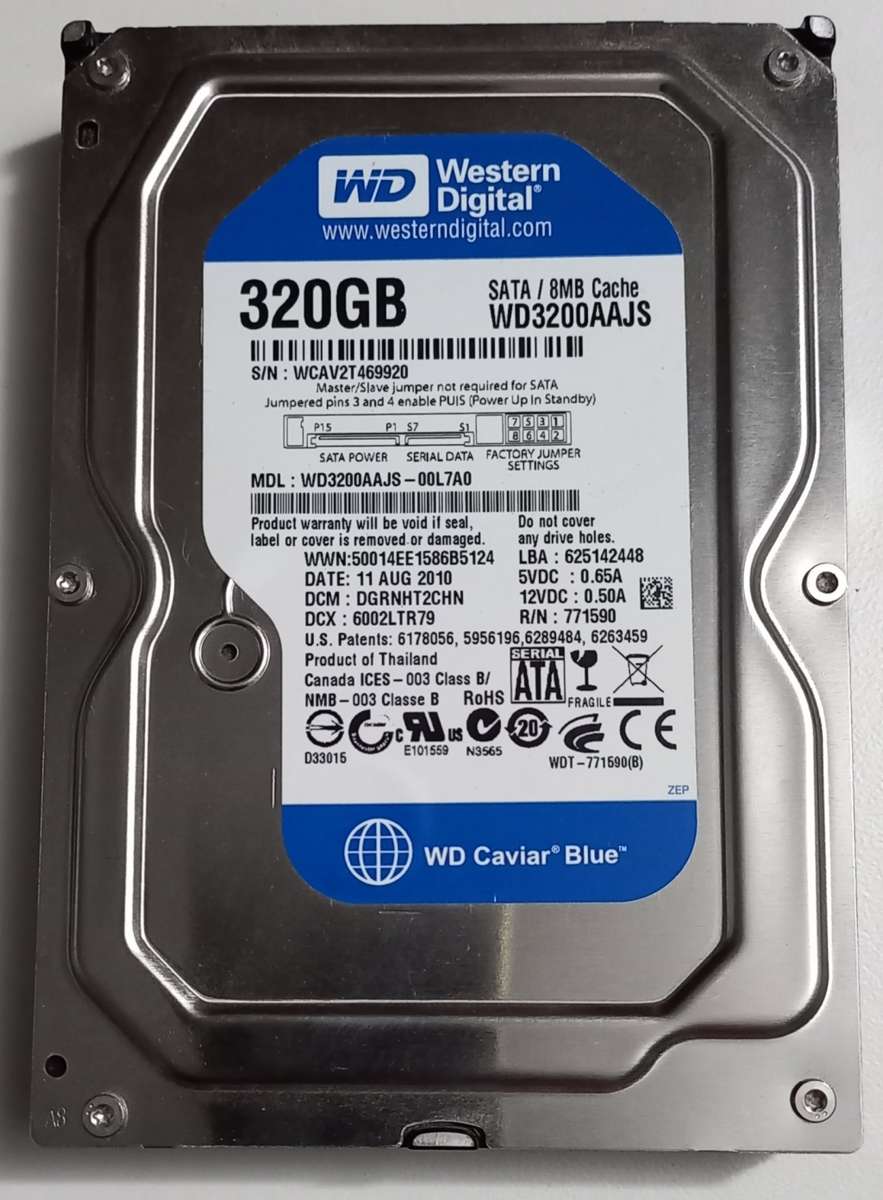Western Digital Blue 320GB Desktop Hard Drive