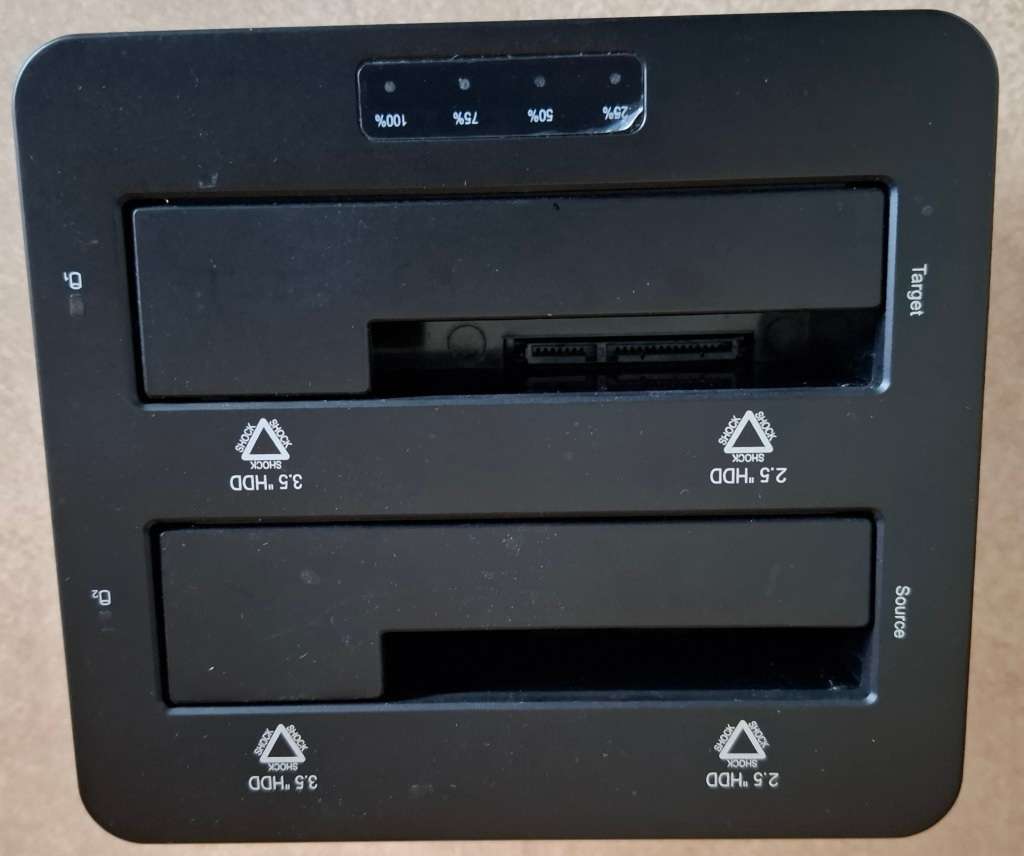 Orico 6629US3-C 2.5`/3.5` Dual Bay SATA to USB3.0 One to One Standalone Clone Hard Drive Dock