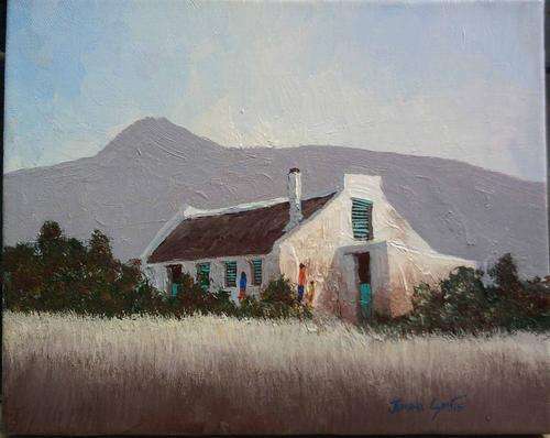 ORIGINAL PAINTING BY JEMMIE SMITH 'Stilbaai' !!!WORTH R1300!!! (23 x 30cm)