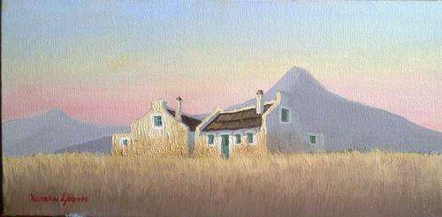 An original painting by Kerren Smith 'Stilbaai' !!!Worth R1100!!! (15 x 30cm)