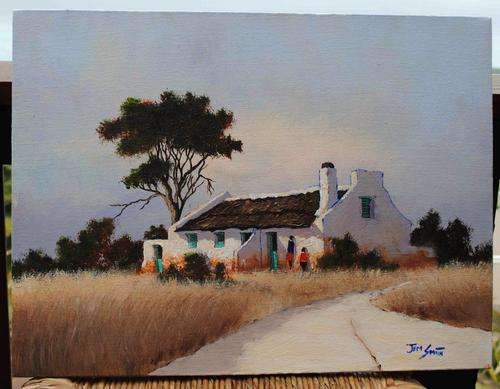 JAMIMA SMITH ORIGINAL PAINTING 'HOUSE' !!!!2450!!!!