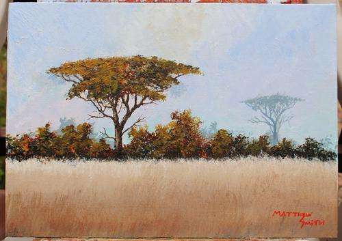 MATTHEW SMITH ORIGINAL PAINTING 'AFRICAN VELD' !!!!R1000!!!!