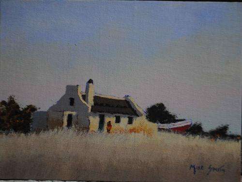 MICHAEL SMITH ORIGINAL PAINTING 'STILLBAAI' !!!WORTH R750!!! (20 x 15cm)