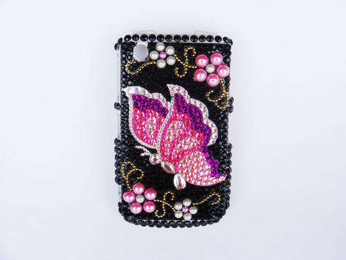 *blingberry* Blackberry Curve 8520 / 9300 snap-on bling cover
