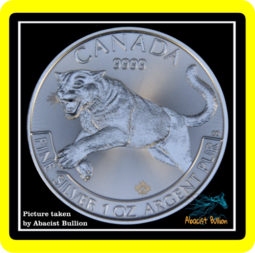 Cougar $5 - 1oz .9999 Silver - Canada Predator Series (Make an offer)