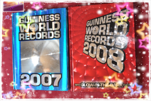 2005, 2006, 2007, 2008 Guinness Book of world records