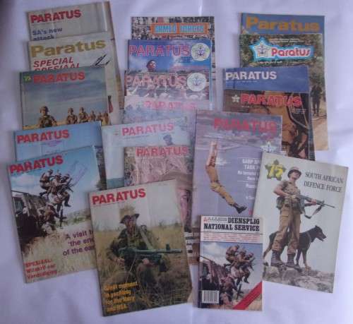 Paratus magazines, Vasbyt, Armed forces,SADF 75th anniversary, National service magazine
