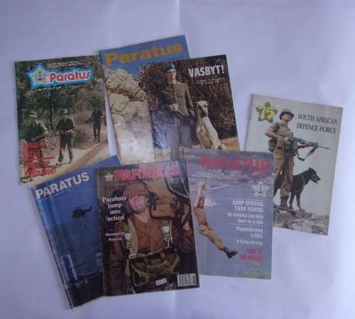 Paratus magazines, Vasbyt, Armed forces,SADF 75th anniversary, National service magazine