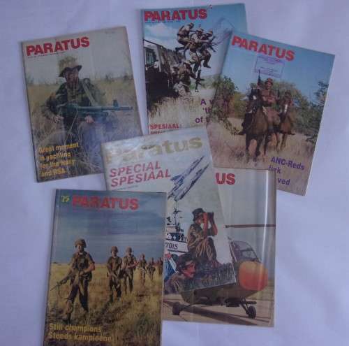 Paratus magazines, Vasbyt, Armed forces,SADF 75th anniversary, National service magazine