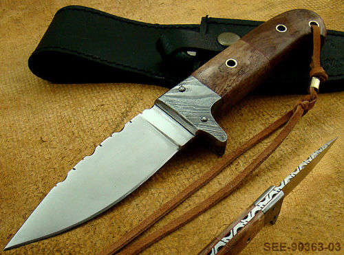 Handmade Knife-Japanese Steel,Damascus Bolster-fb Page SA Knife Traders