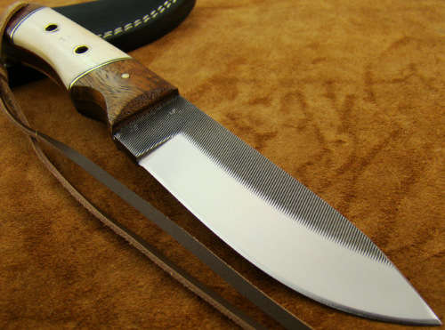 Hand Made File Steel Knife