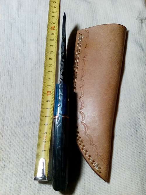 Hand Made Damascus Steel Hunting Knife