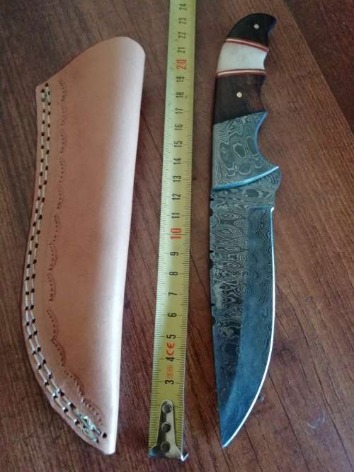 Handmade Damascus Steel Hunting Knife !!!