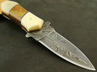 SMALL HANDMADE DAMASCUS STEEL MINI DAGGER
