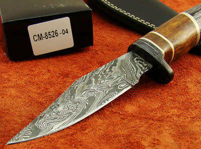 HANDMADE DAMASCUS STEEL HUNTING KNIFE