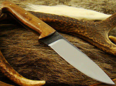 SMALL HANDMADE ORIGINAL FILE STEEL SKINNING KNIFE
