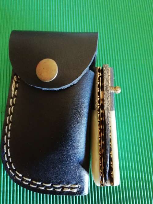 HANDMADE DAMASCUS STEEL FOLDING KNIFE !!!