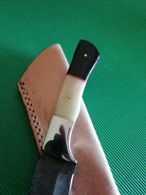 Handmade DAMASCUS STEEL HUNTING KNIFE !!!