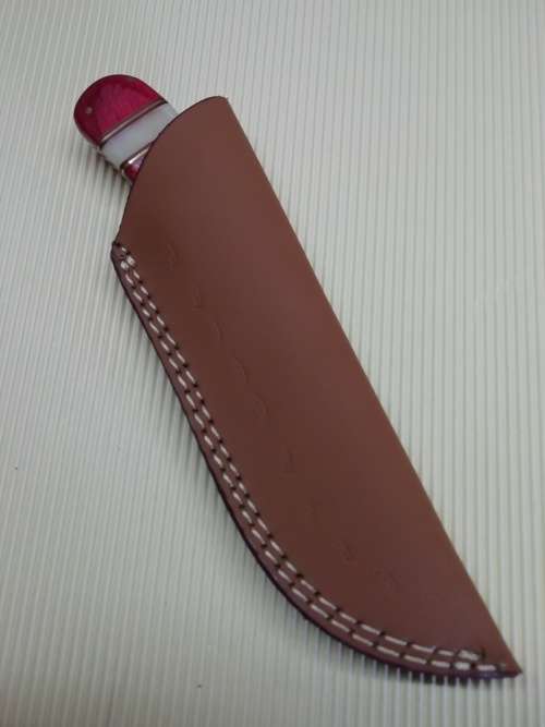 HANDMADE DAMASCUS STEEL HUNTING KNIFE !!!