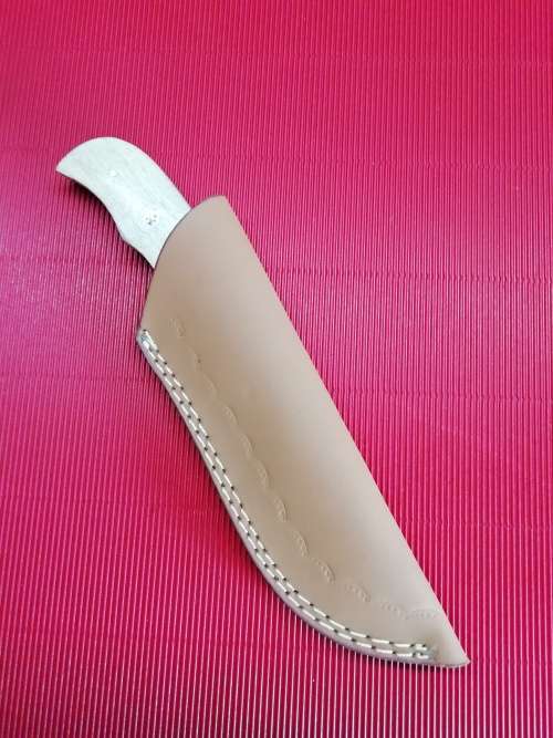 HANDMADE DAMASCUS STEEL HUNTING KNIFE !!!