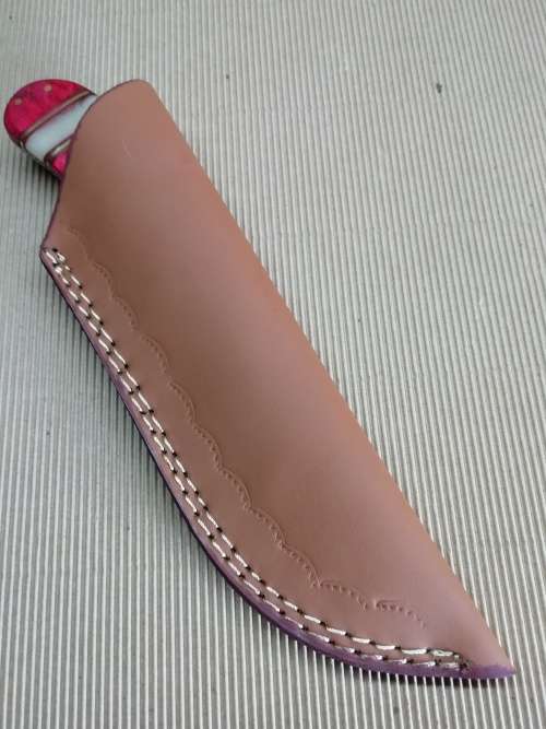 HANDMADE DAMASCUS STEEL HUNTING KNIFE !!!